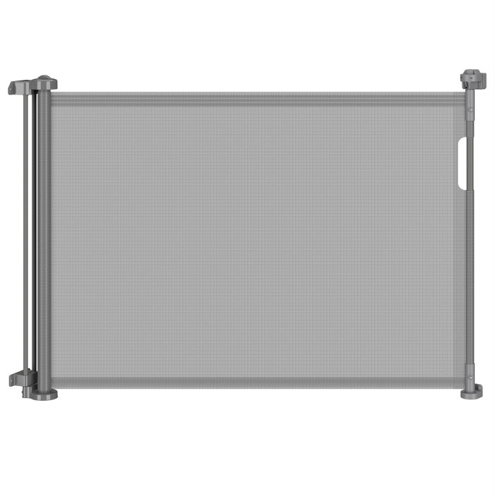 Tucker Murphy Pet™ Cyrgalis Wall Mounted Pet Gate Retractable Mesh Baby Gate & Reviews Wayfair